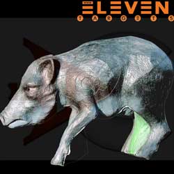 Eleven Piggie 3D Target