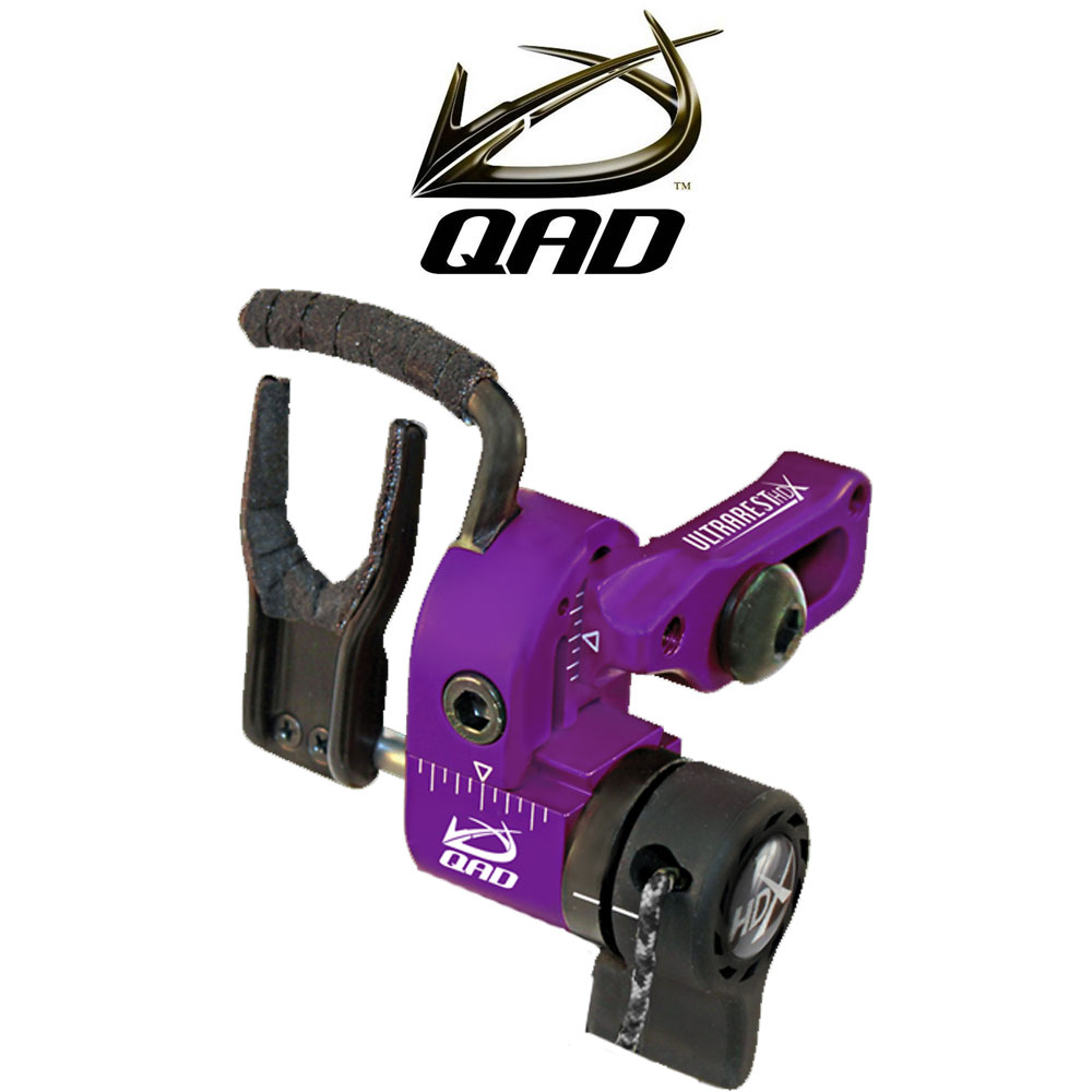 Quality Archery Designs QAD Ultra Rest HDX Purple VDT LDT Right Hand UHXPU R for sale online 