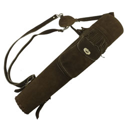 Pocketed Dark Suede Back Quiver