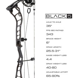 G5 Prime - Black 5 Compound Bow