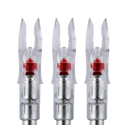 XHYCKJ New Lighted Nocks for Arrows with .300/7.62mm Inside Diameter Led Nock Turn on Automatically When Shot,6 Pack 