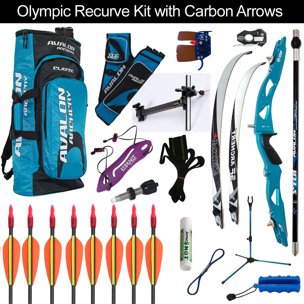 The Archery Company Olympic Recurve Kit with Carbon Arrows